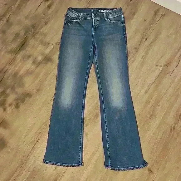 Gap Teen Low Rise Vintage Boot Cut Jeans - Picture 2 of 3